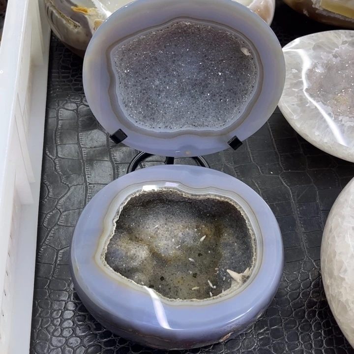 未镶嵌水晶珠宝半成品蓝晶大盆