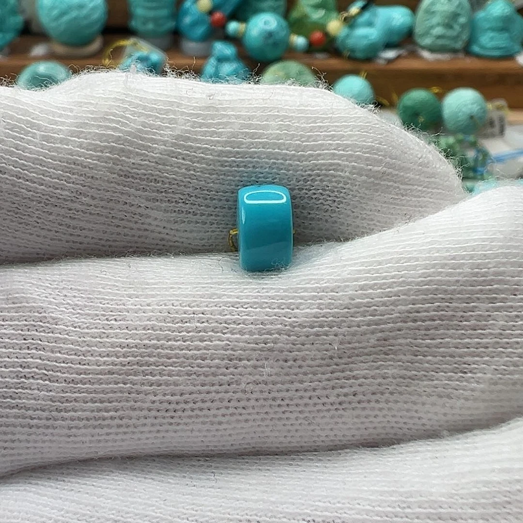 绿松石直切珠 未镶嵌