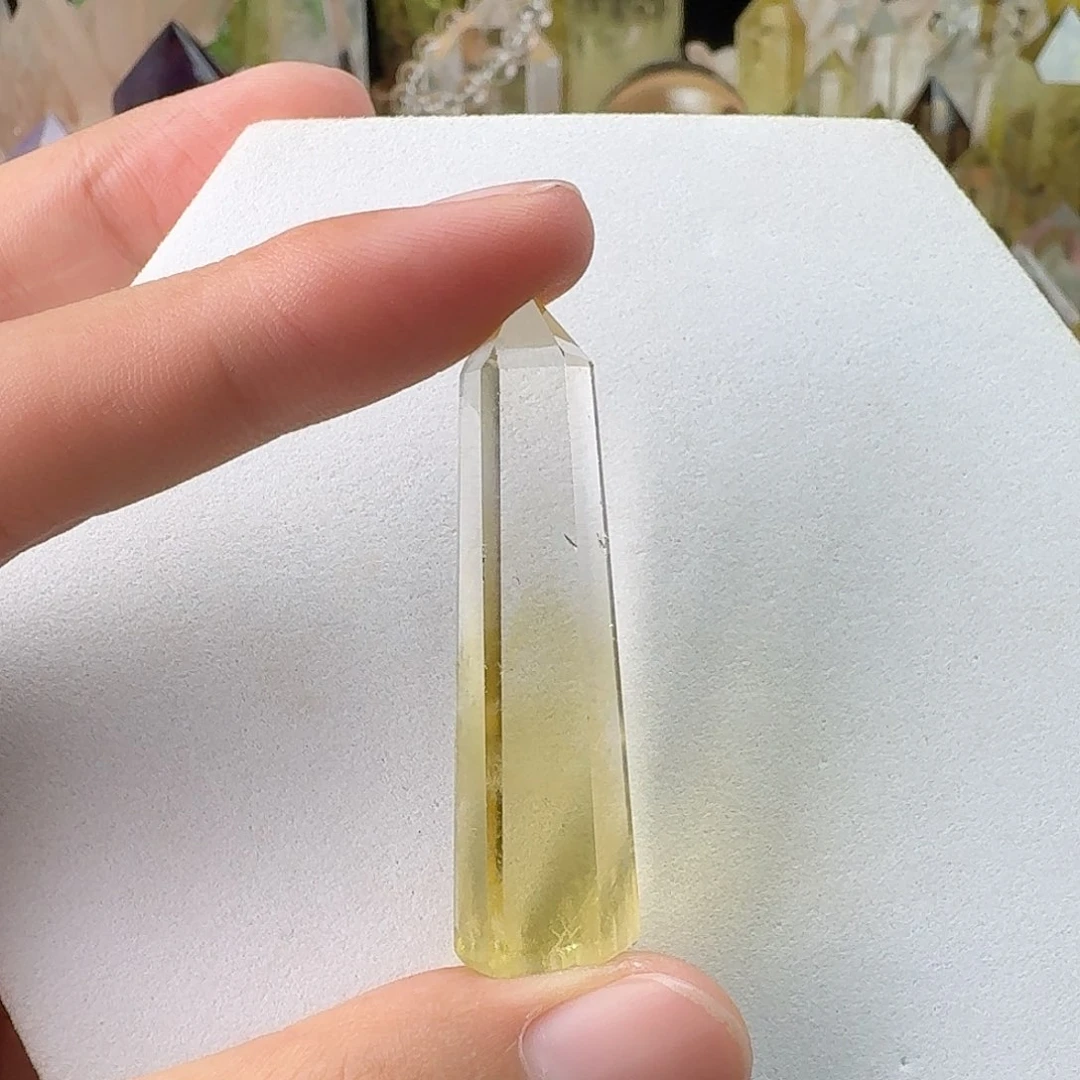 未镶嵌水晶珠宝半成品黄水晶