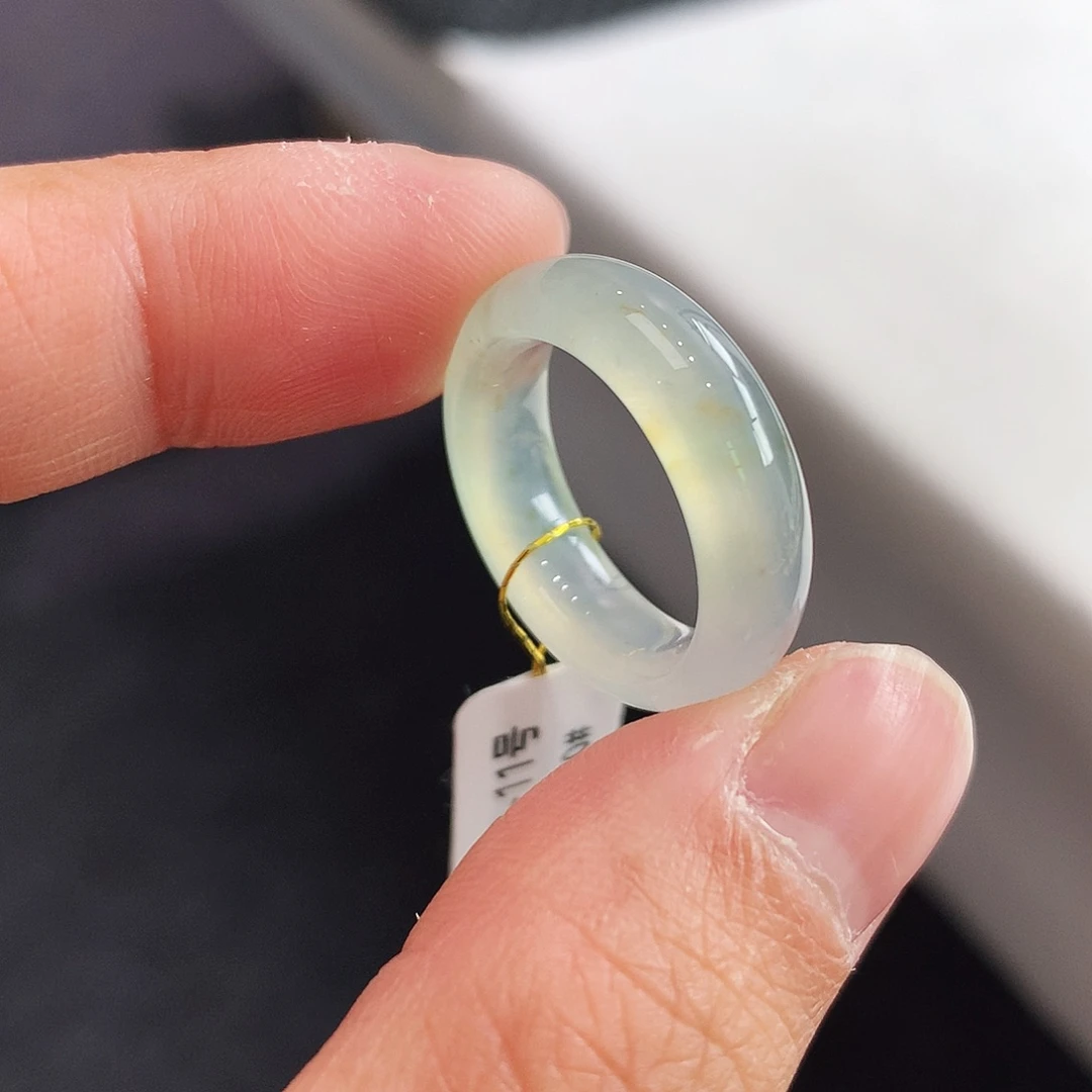 翡翠未镶嵌戒指10-11号