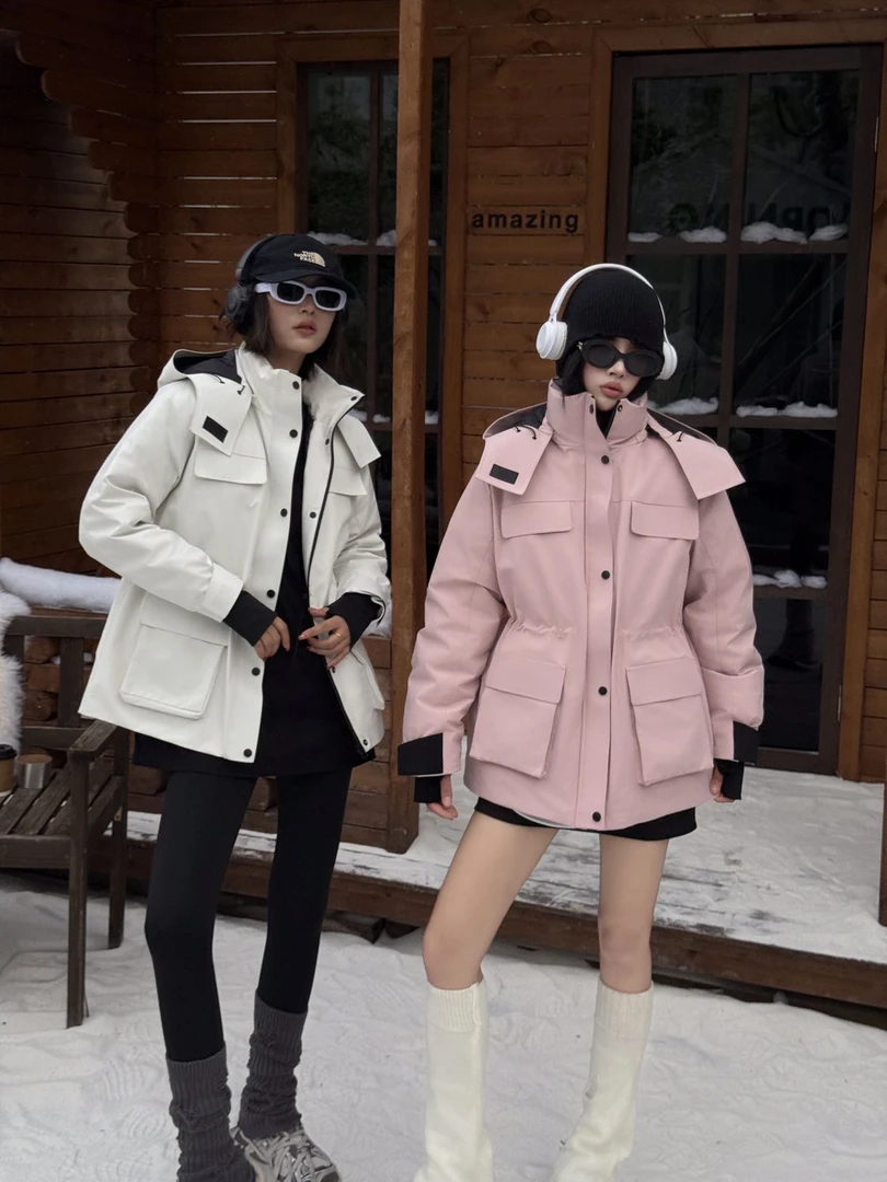 24年新款休闲经典百搭时尚羽绒服连帽长款冬季288607-yy