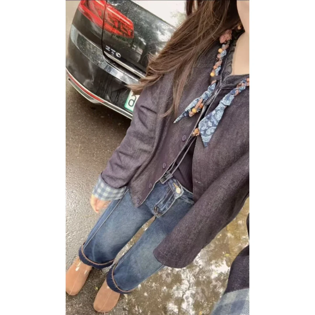 『百搭牛仔S』设计显瘦百搭时尚外套7177