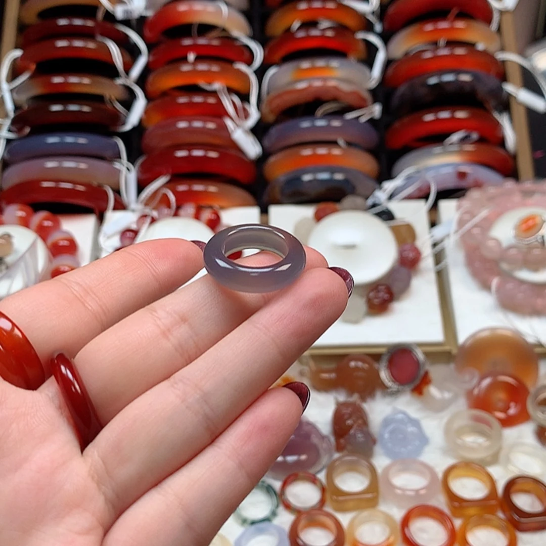 【闪购商品】玛瑙/玉髓手镯未镶嵌耕***获