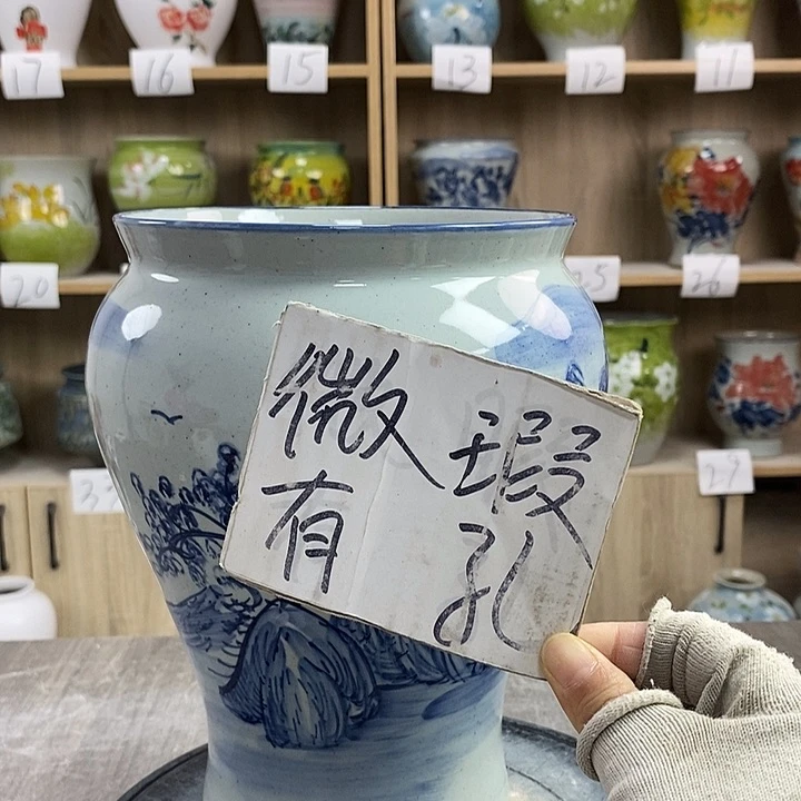 缸背****牛23xc景德镇陶瓷花盆