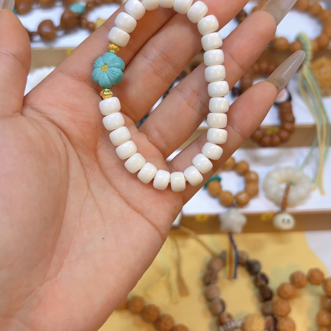 星月菩提手串驼，➕花花