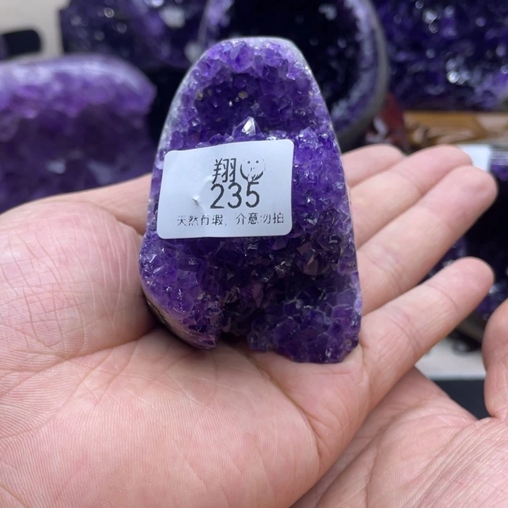紫晶珠宝半成品未镶嵌