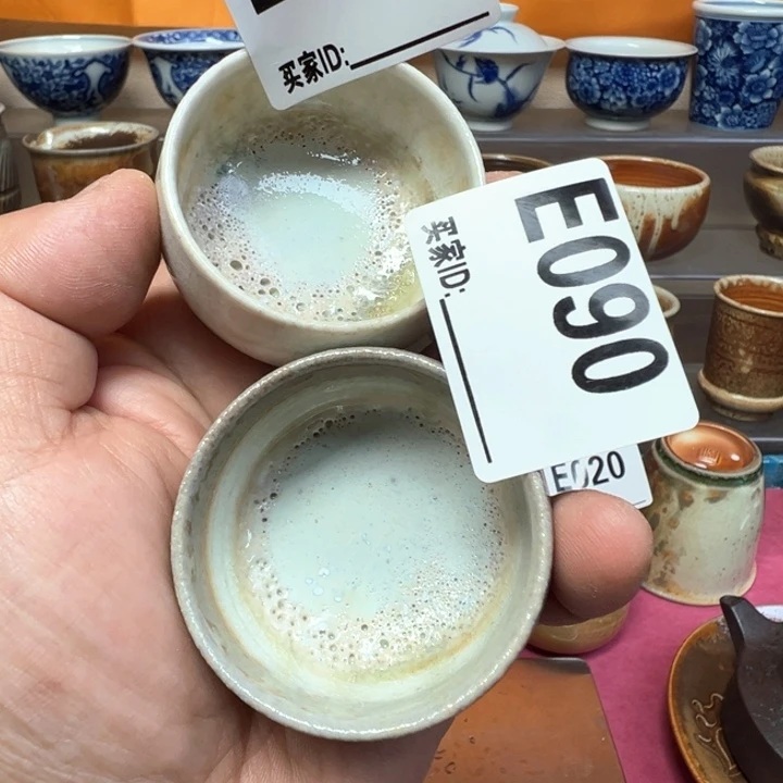 我***斗摆件089/90景德镇裸坯柴烧主人杯