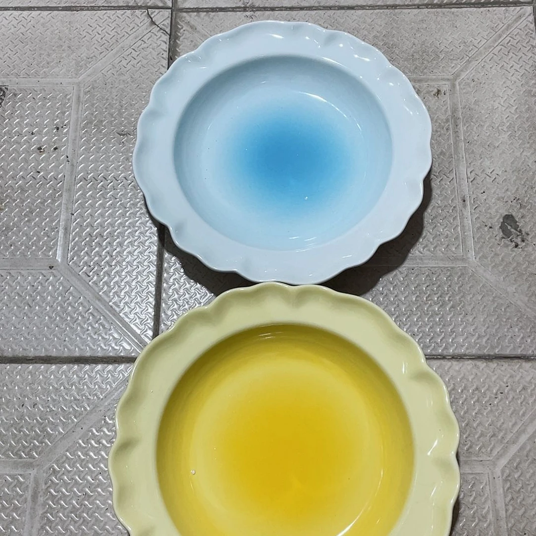 瓷片微瑕陶瓷餐具家用2个