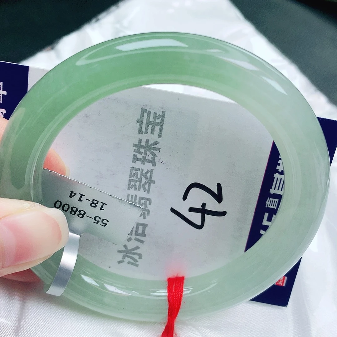 翡翠未镶嵌手镯缅甸天然A货翡翠手镯