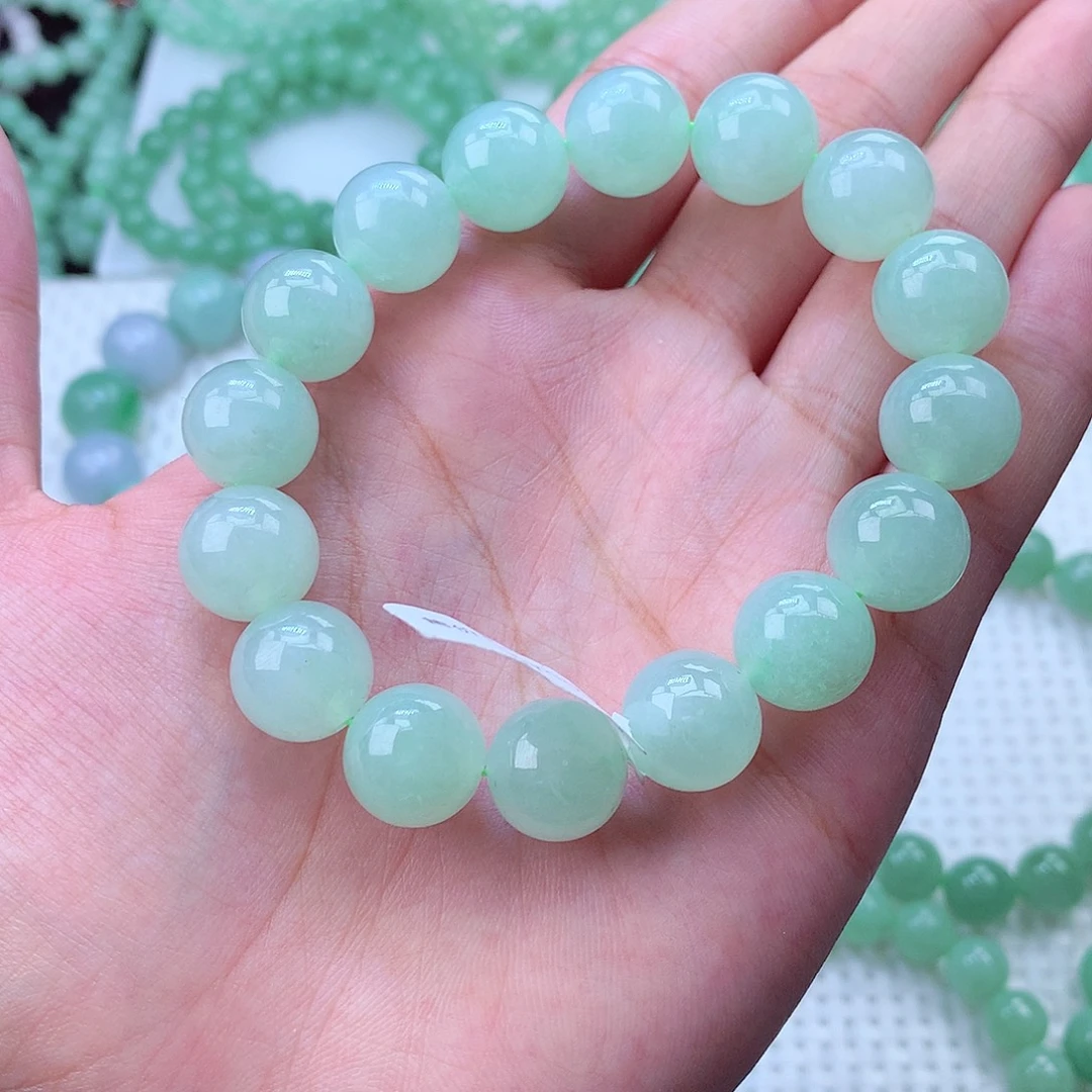 翡翠未镶嵌毛衣链