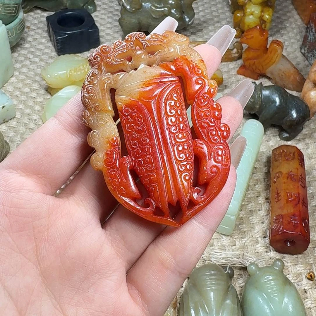 白玉菩提吊坠挂件