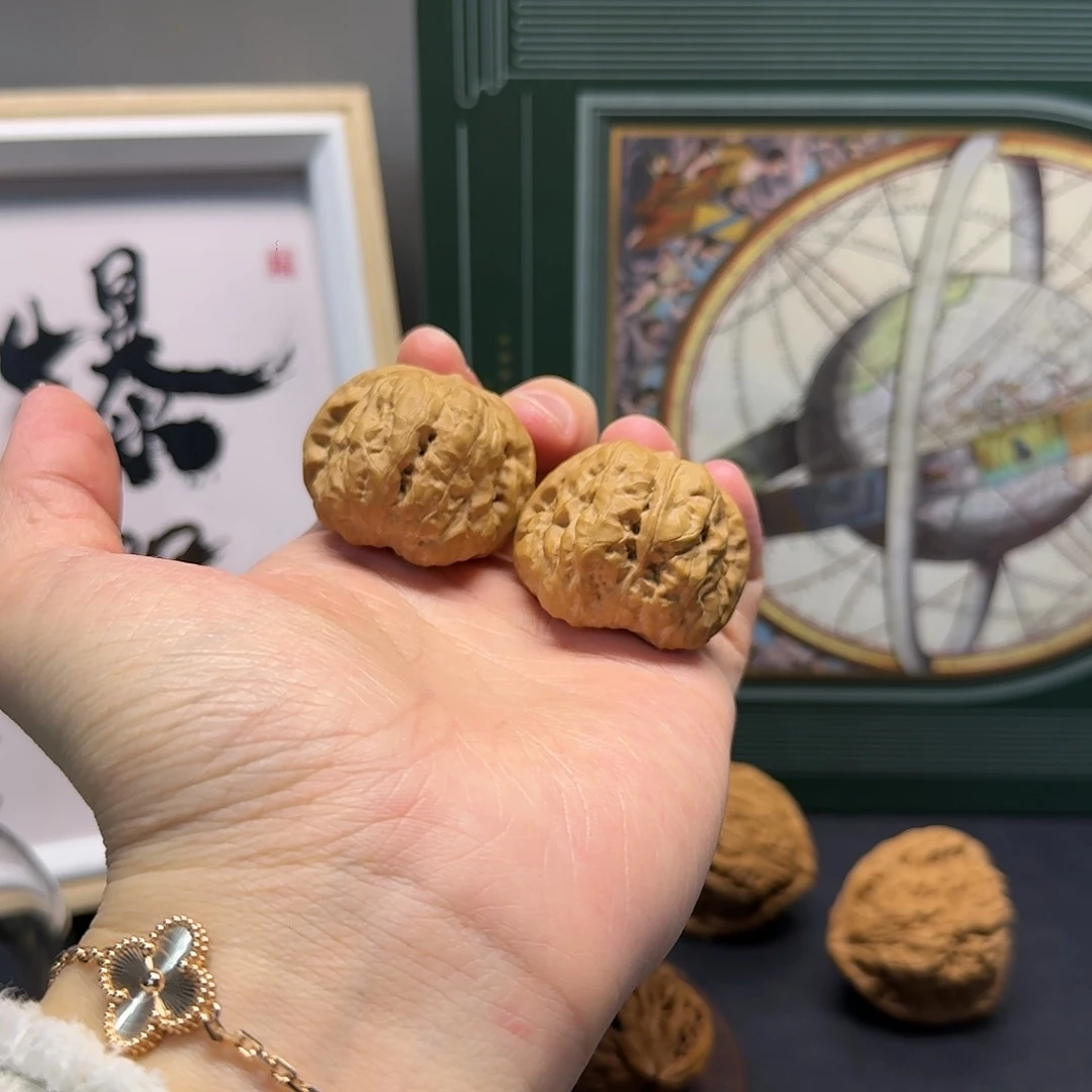 吊坠文玩核桃全品蛙饼37尺肚40