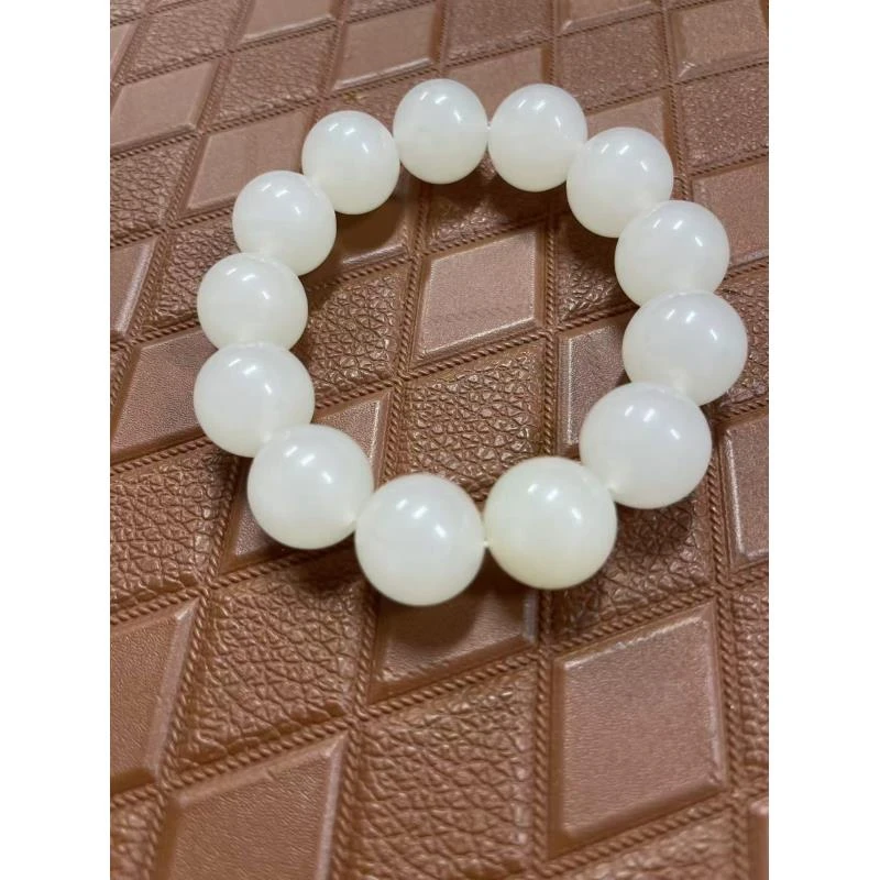 铁合金石英石手链 白玉菩提-SLWD0001