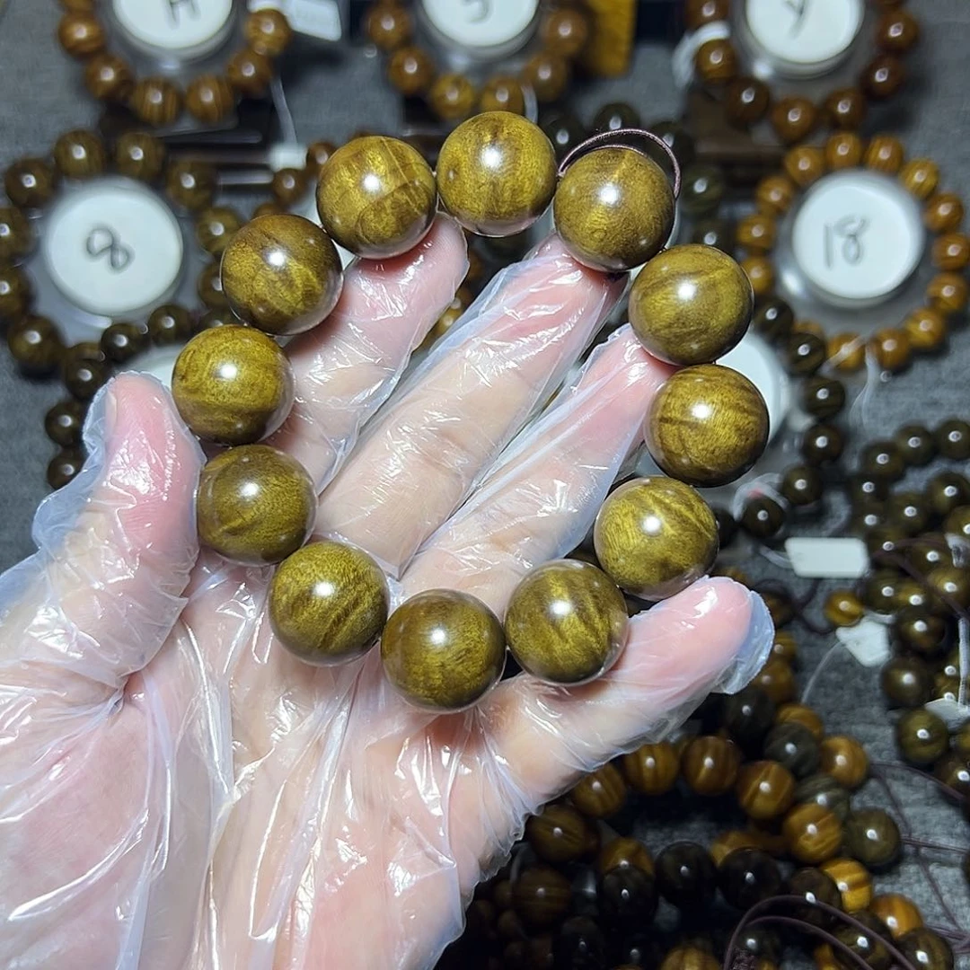 阴沉木手串/手链阴沉黄2.0