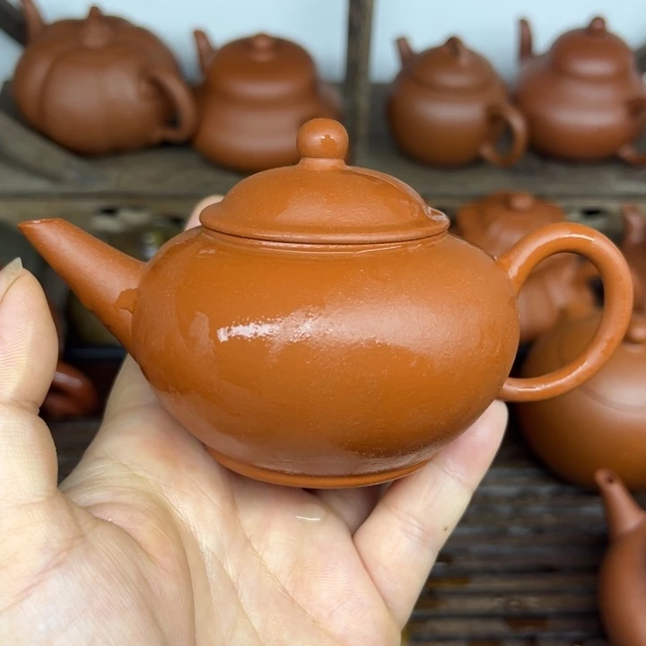 茶壶紫砂宜兴紫砂原矿泥料水上漂150