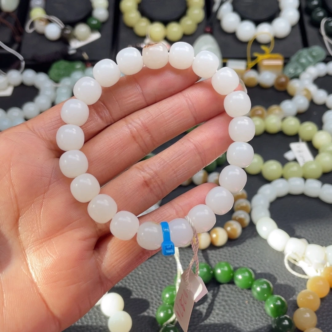 和田玉未镶嵌手链