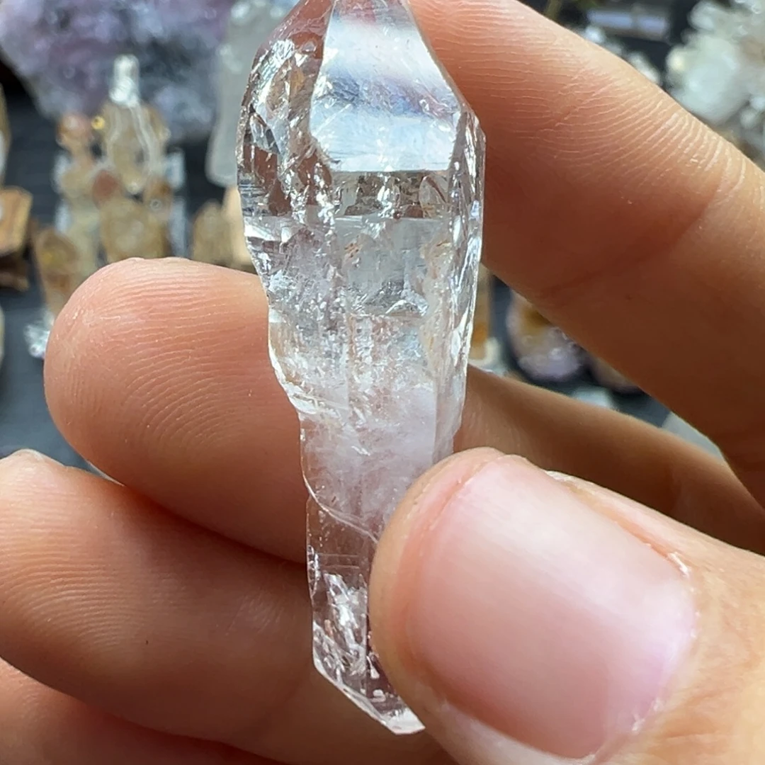 石材冰雪红泥双尖精品