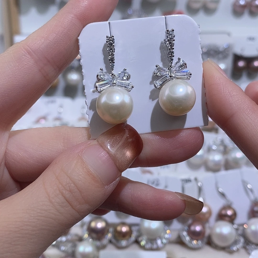 耳饰淡水珍珠未镶嵌w11.5