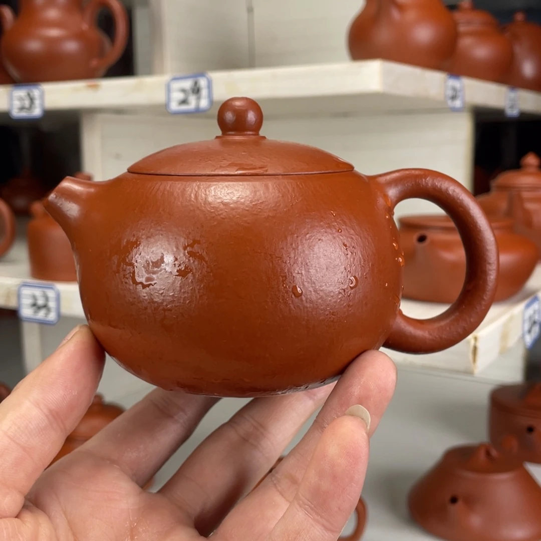 茶壶紫砂小煤窑朱泥全手工300毫升