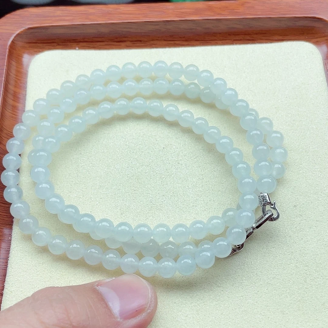 翡翠手链未镶嵌缅甸翡翠A货