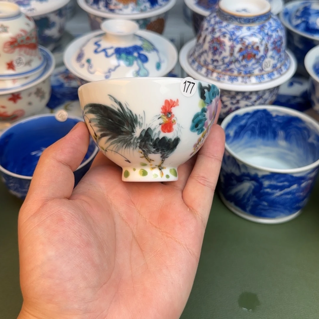 彦祖纯手工手绘茶具177