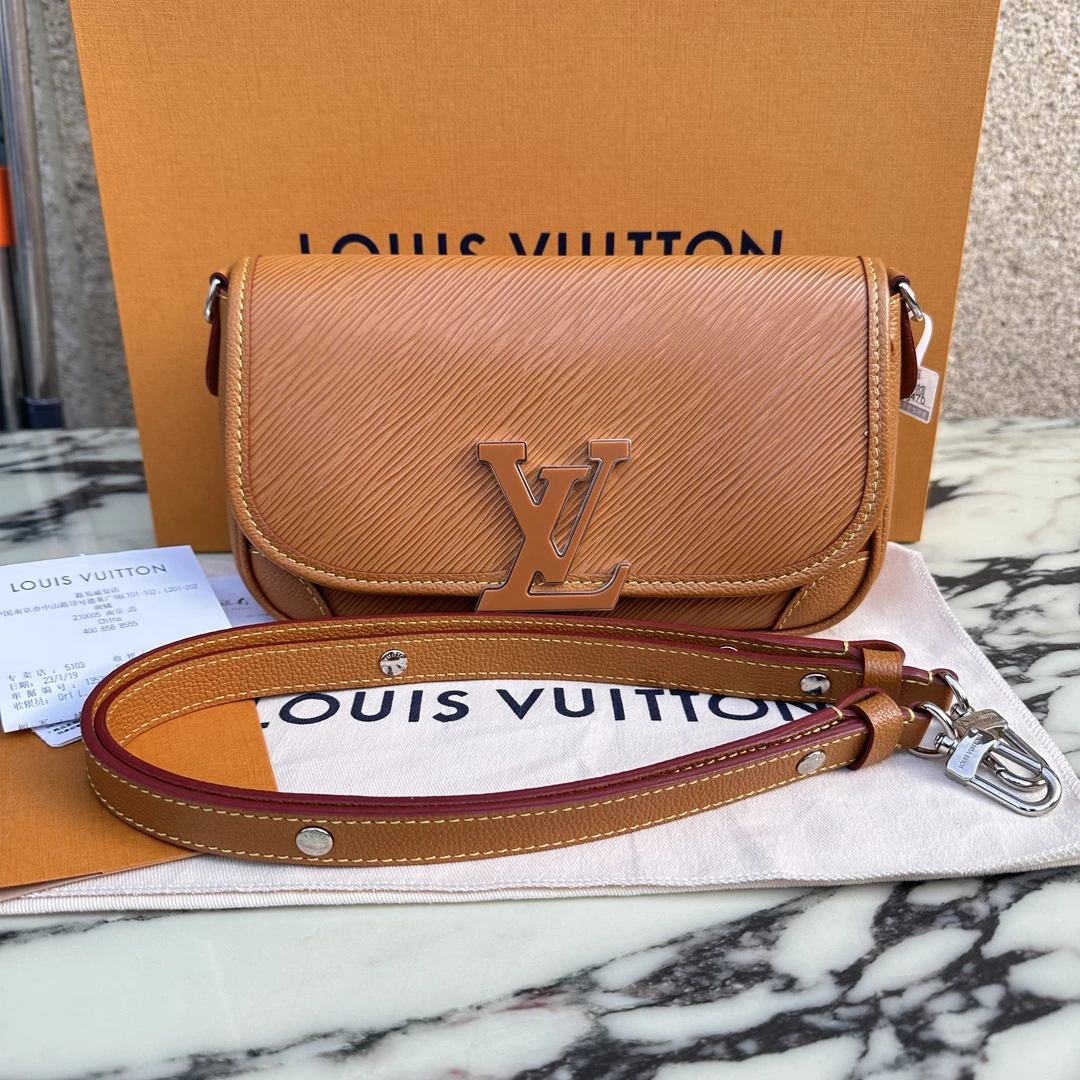 99新 LouisVuitton/路易威登 焦糖色水波纹法棍/闲置新23年国专票