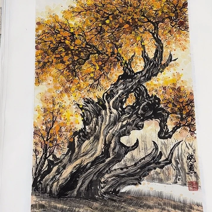 国画花鸟等多种鸟类和无脊椎动物的