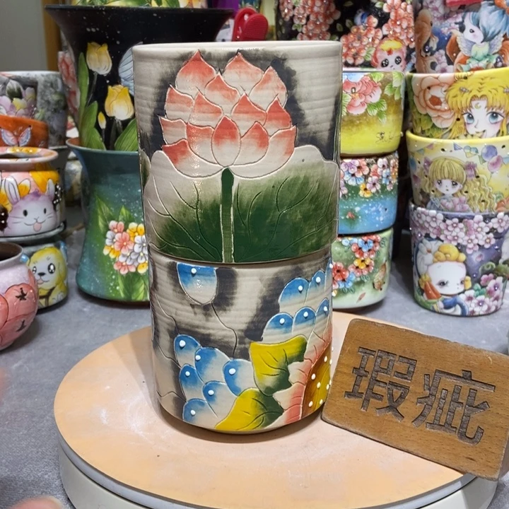 景德镇艺术手绘作品