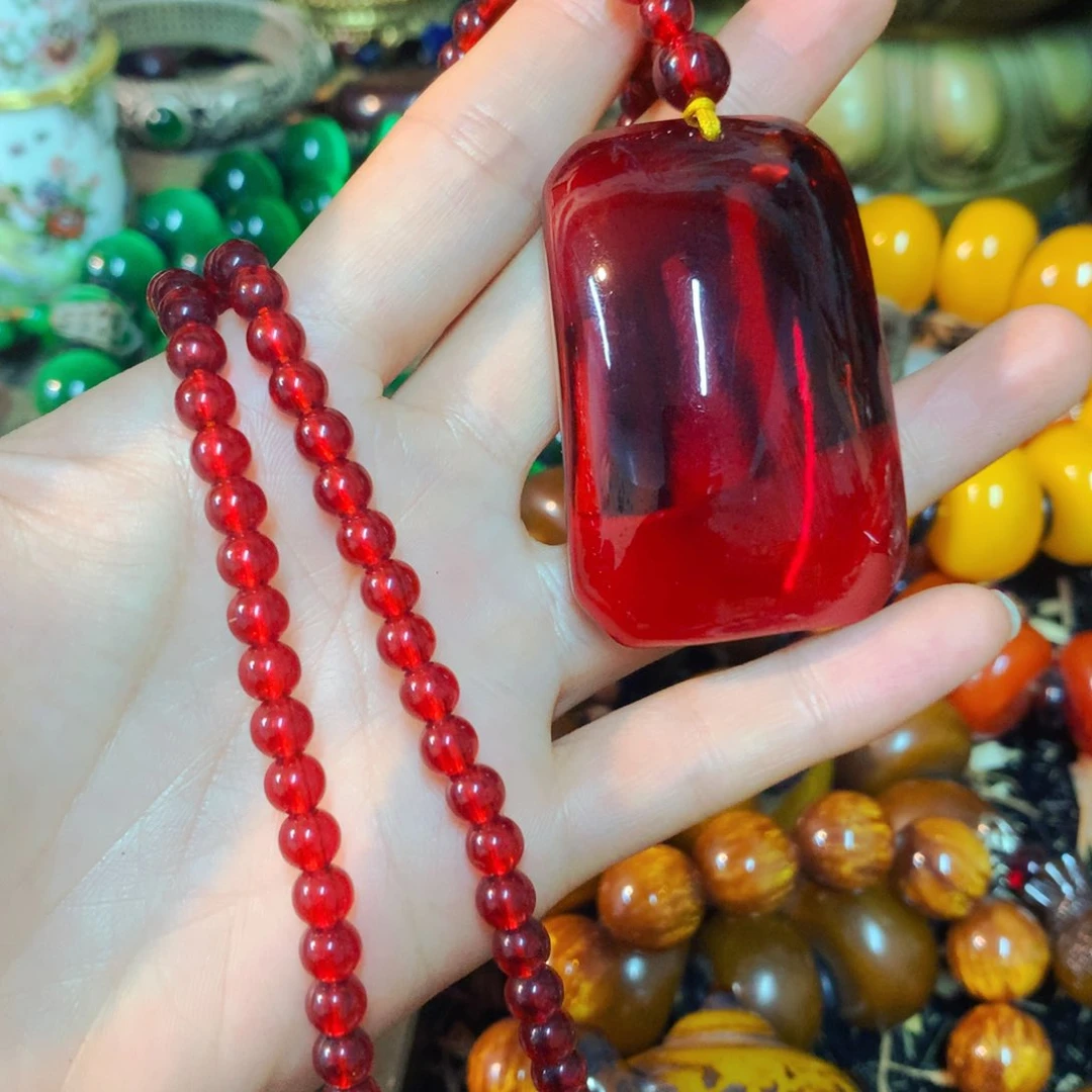 琥珀颈饰未镶嵌噢噢哦噢哦噢哦噢哦喔哦