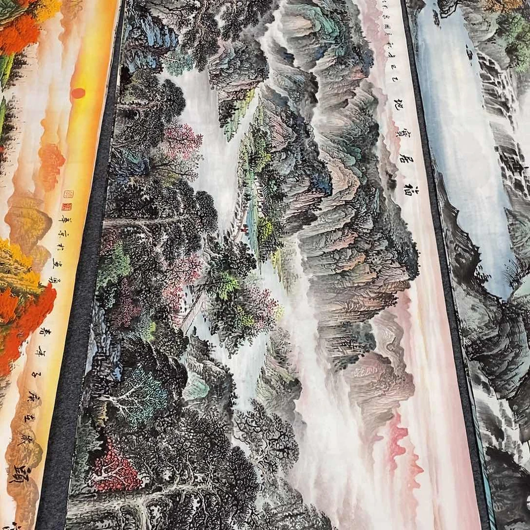 国画画画真的画画画