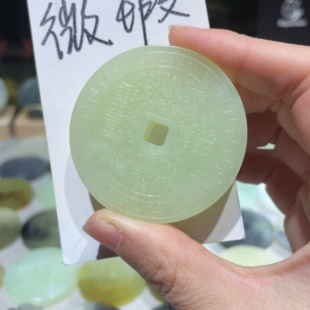 岫玉未镶嵌颈饰17