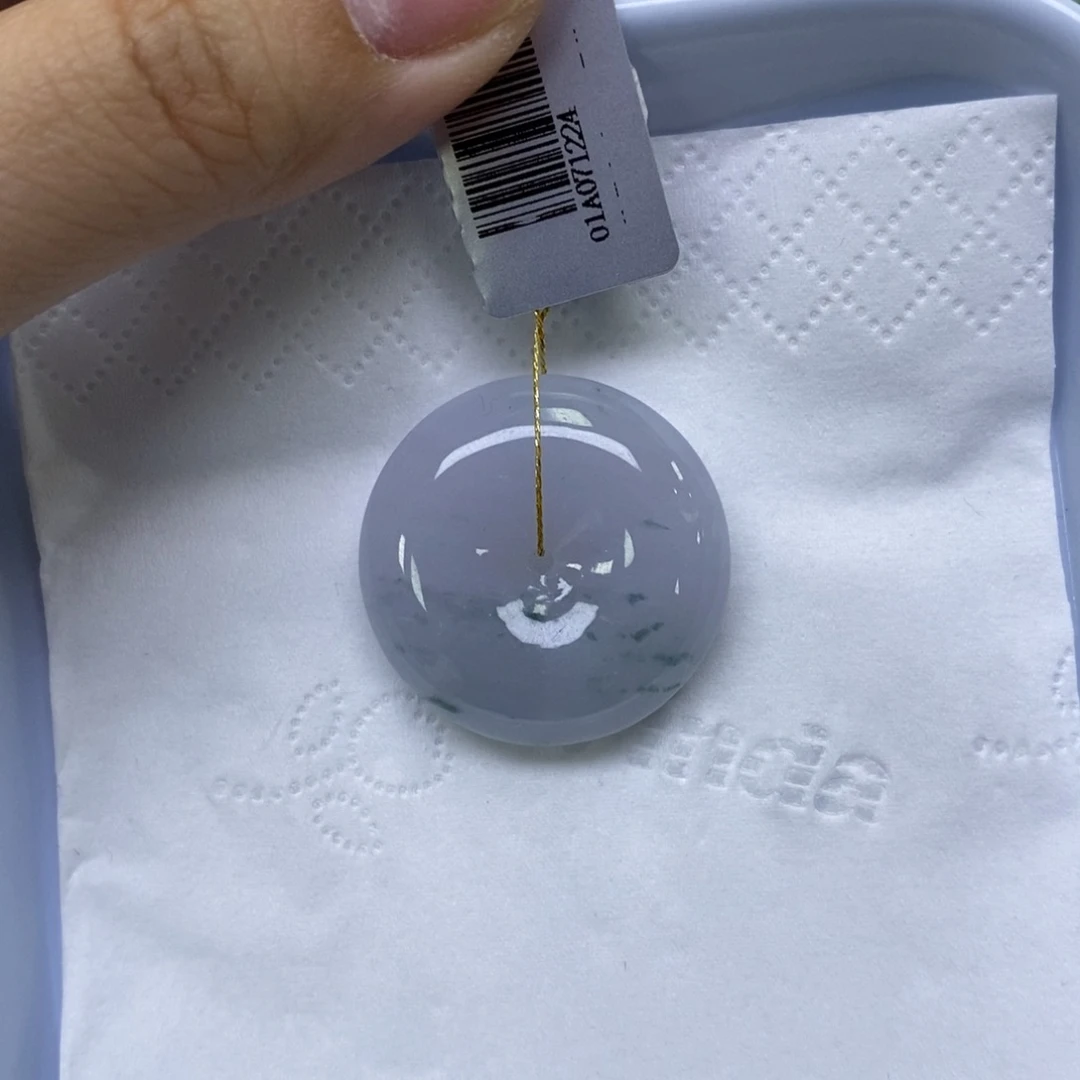 颈饰未镶嵌翡翠平安扣