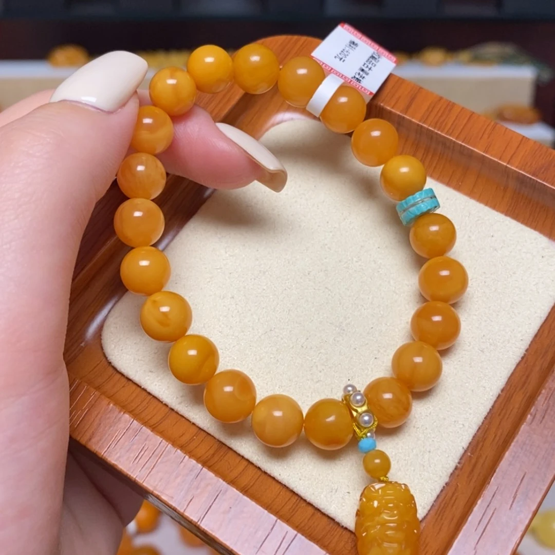 【闪购商品】未镶嵌蜜蜡手链手串