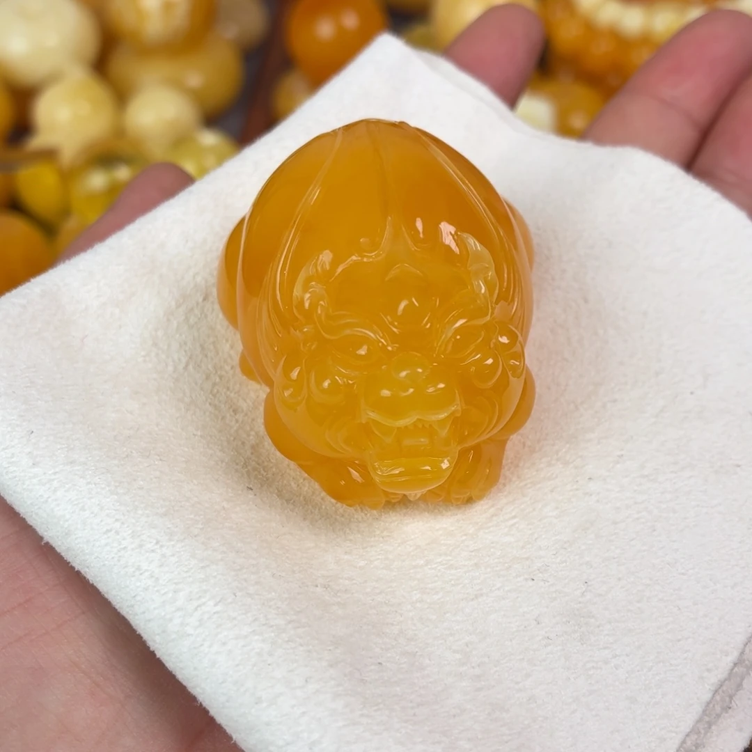 蜜蜡未镶嵌吊坠(不含链)