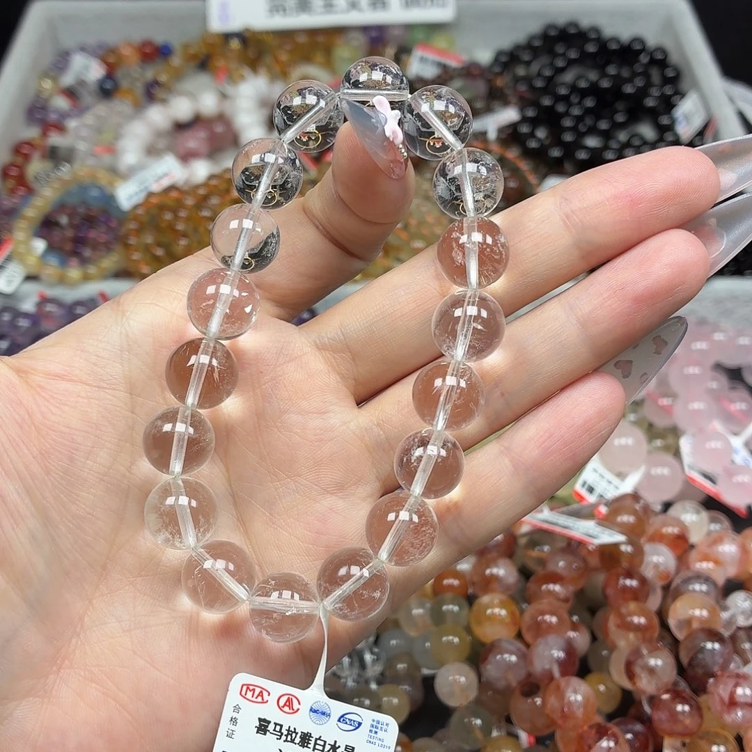 水晶手串未镶嵌卡10喜马拉雅白水晶28