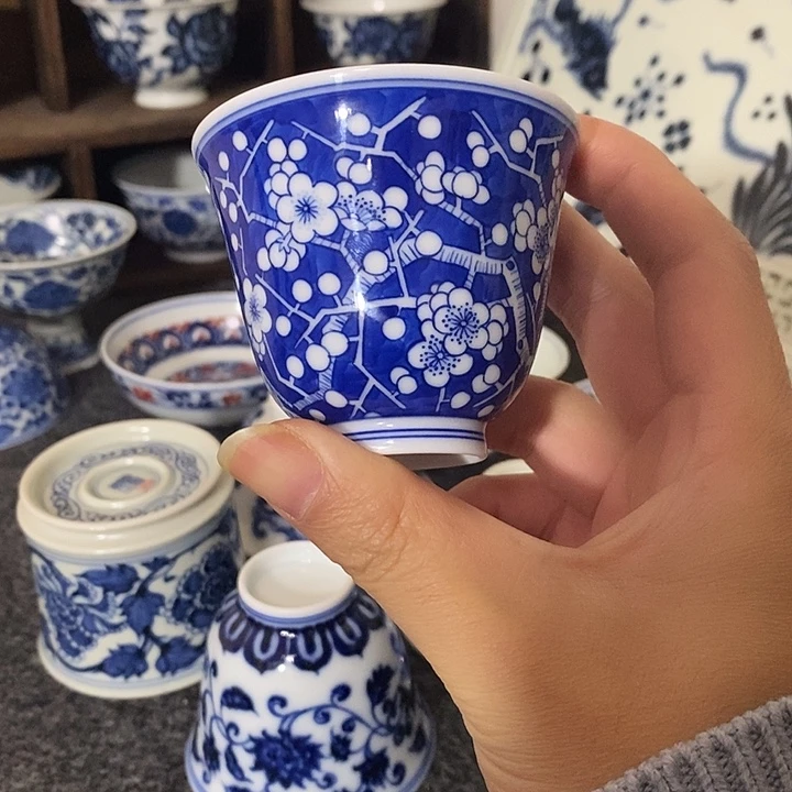 瓷【福利】冰梅铃铛杯