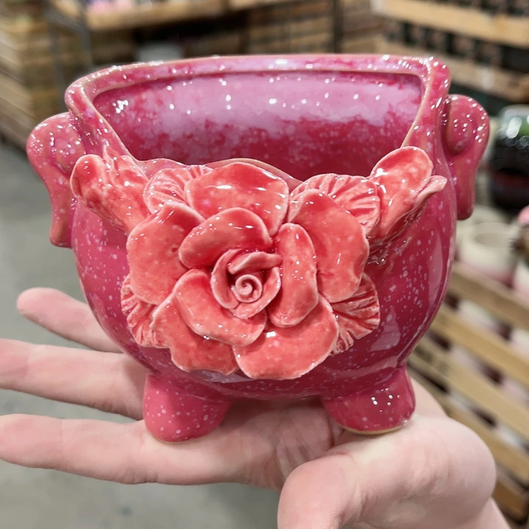 【闪购商品】陶瓷陶瓷多肉植物花盆