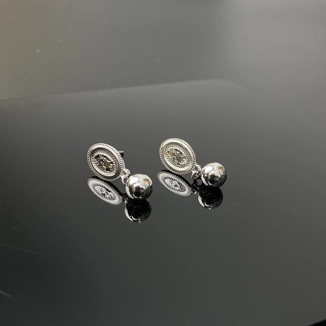 925银耳饰 S925银小光珠简约耳环