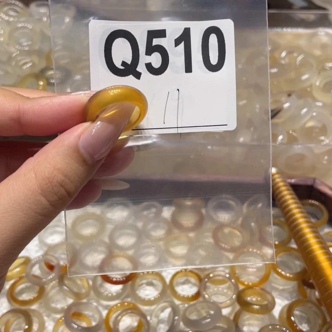 玛瑙/玉髓未镶嵌戒指510