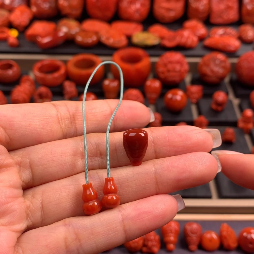 【闪购商品】南红玛瑙三通套装未镶嵌