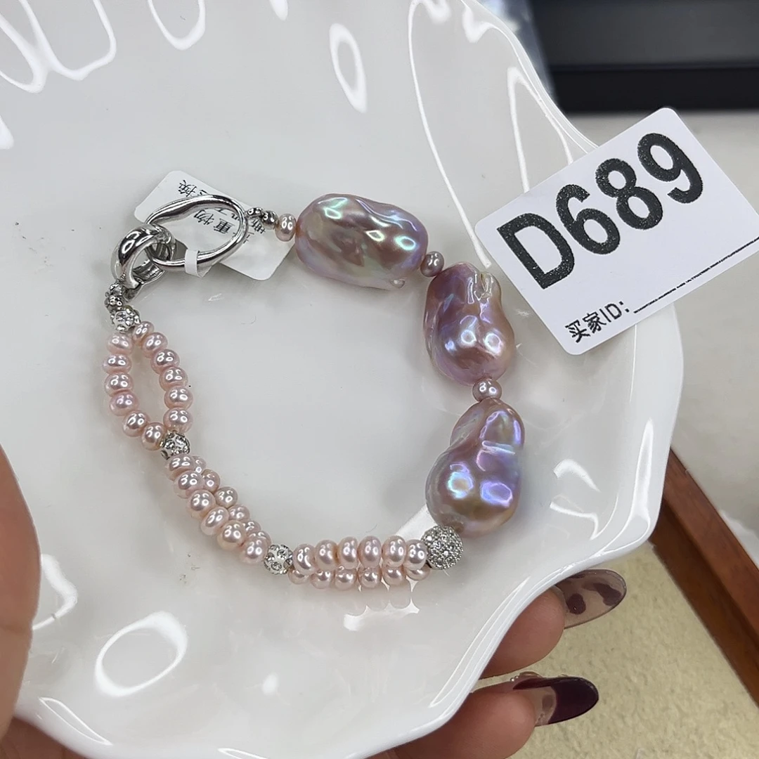 合金淡水珍珠耳饰