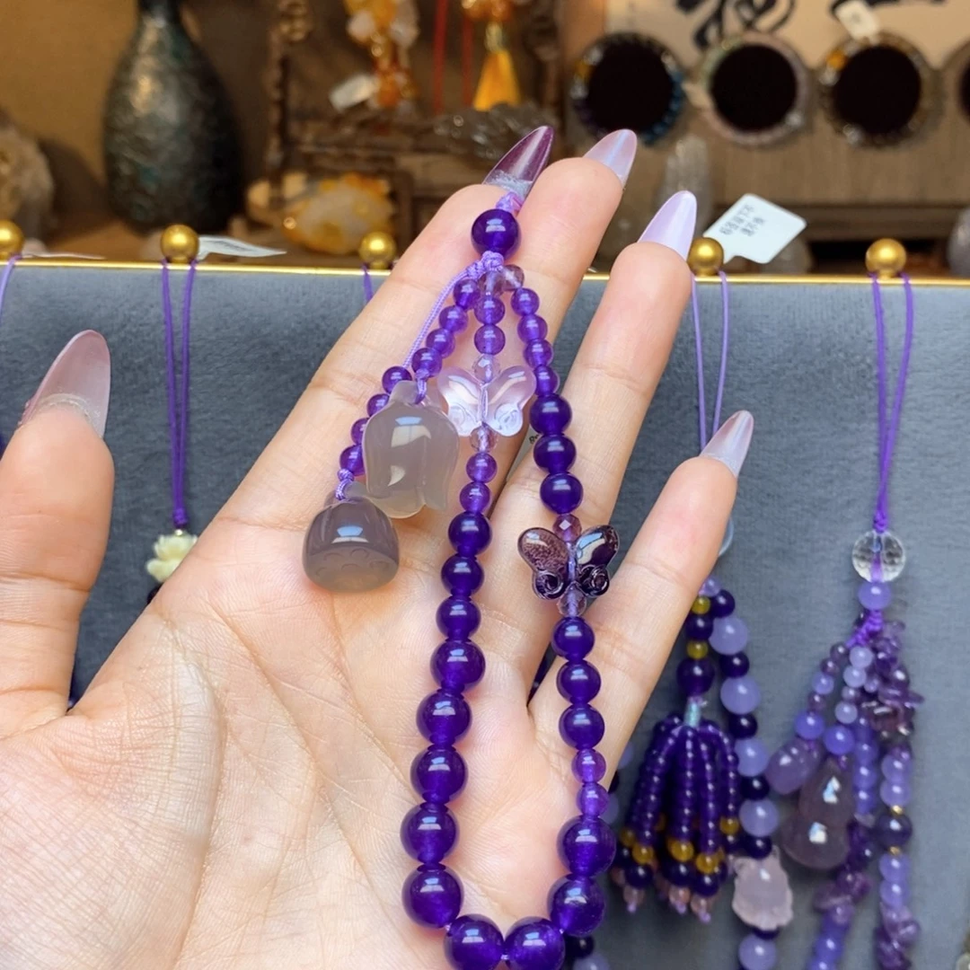 玛瑙/玉髓车挂未镶嵌挂件