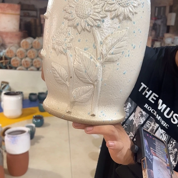 紫砂花盆高30口20