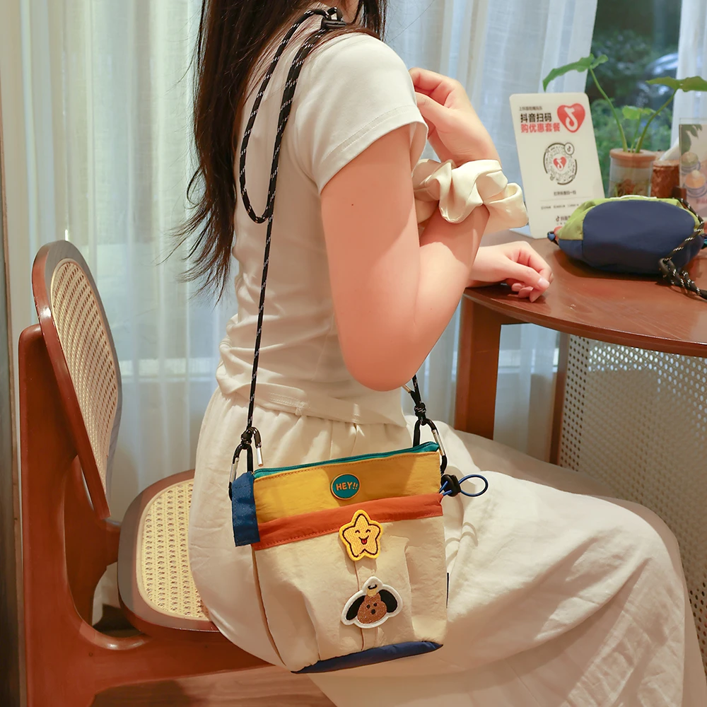 2025新款星星小狗包可携式单肩斜挎多功能休闲手机包收纳包