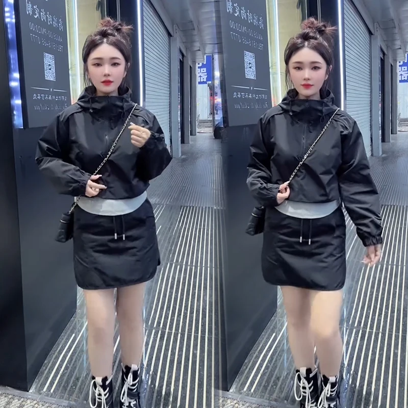 2025秋季新款时尚显瘦气质网红高档洋气女高级百搭宽松大码两件套