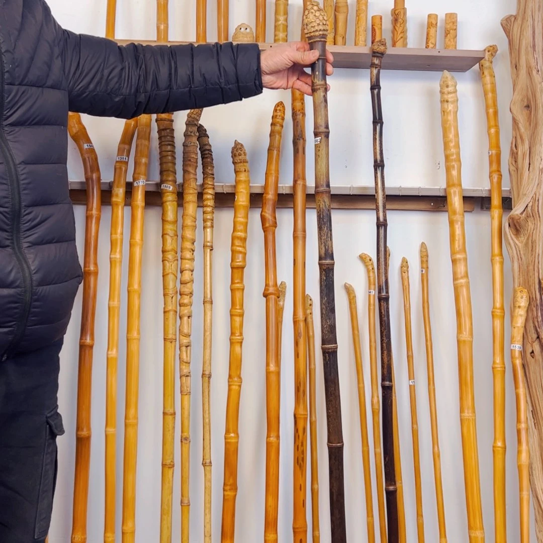 1562紫竹杖登山杖手持把件