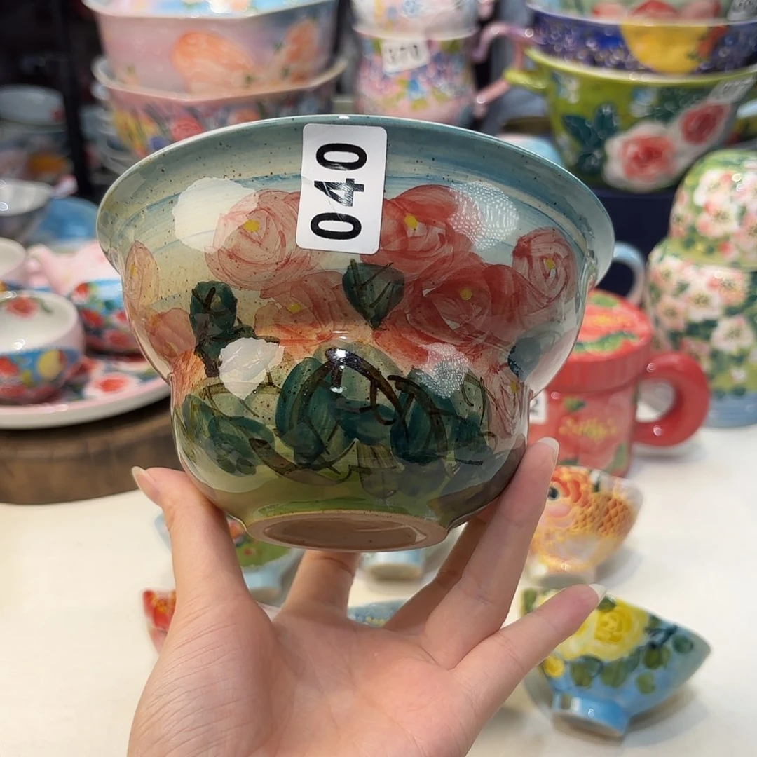 瓷片景德镇手绘高温釉下彩陶瓷茶具