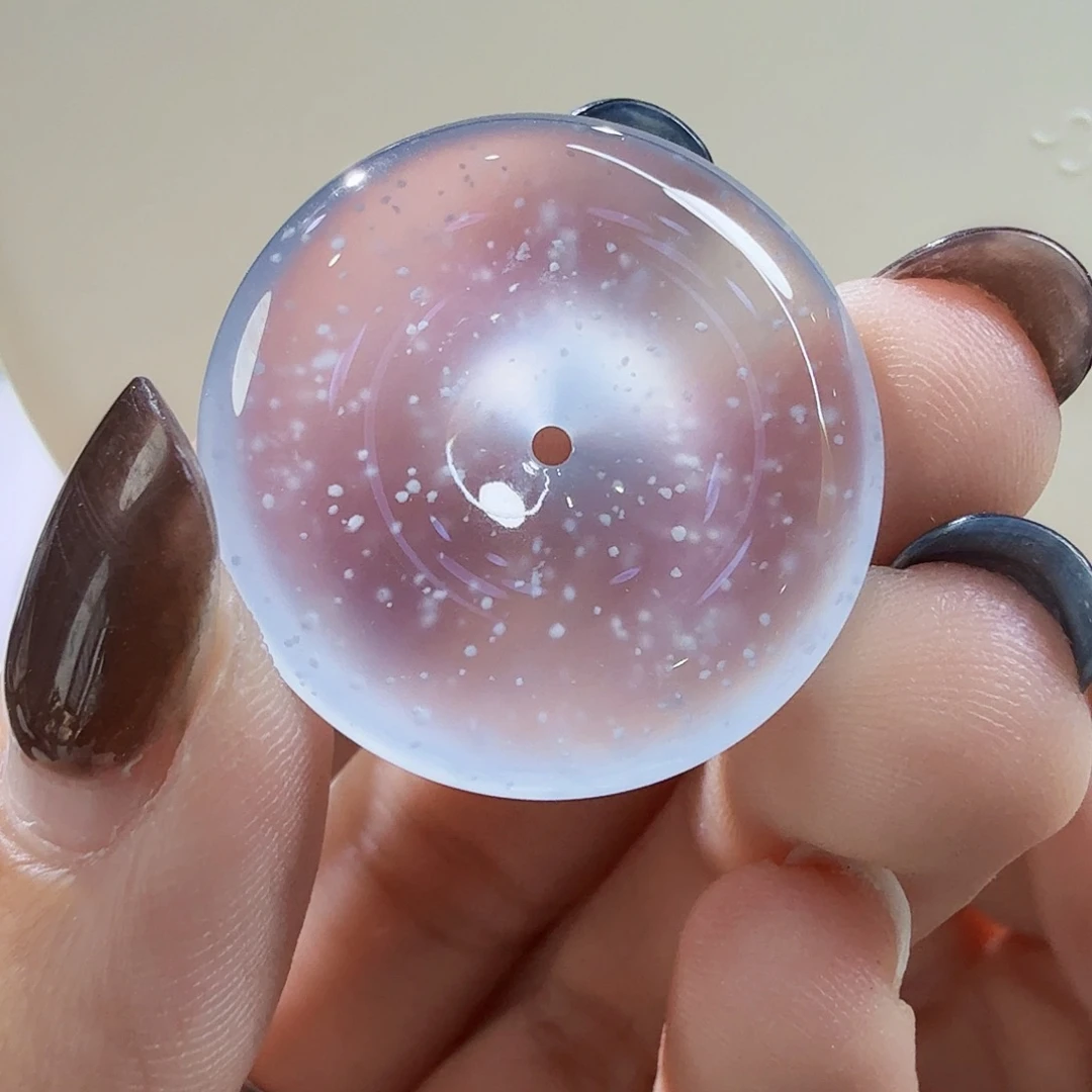 翡翠未镶嵌颈饰玻璃木纳扣