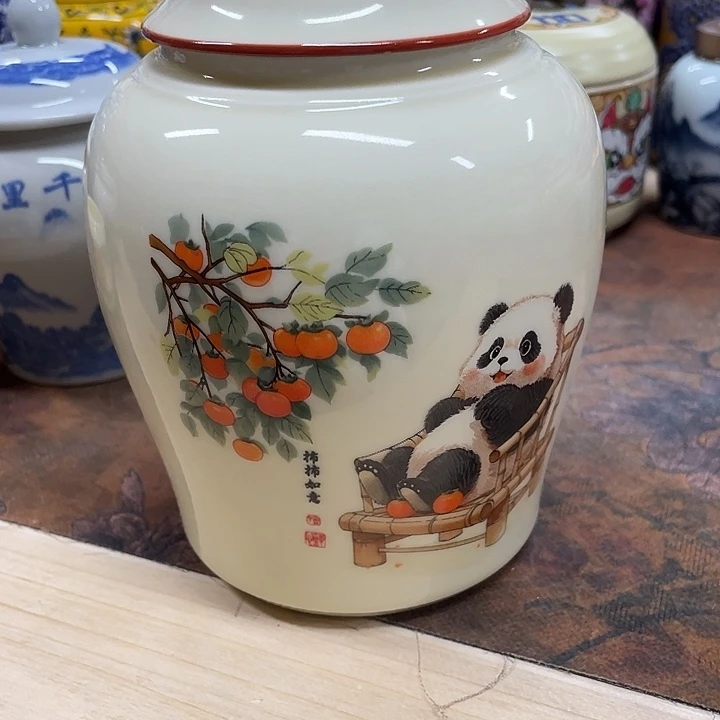 陶瓷罐茶叶罐密封罐储物罐