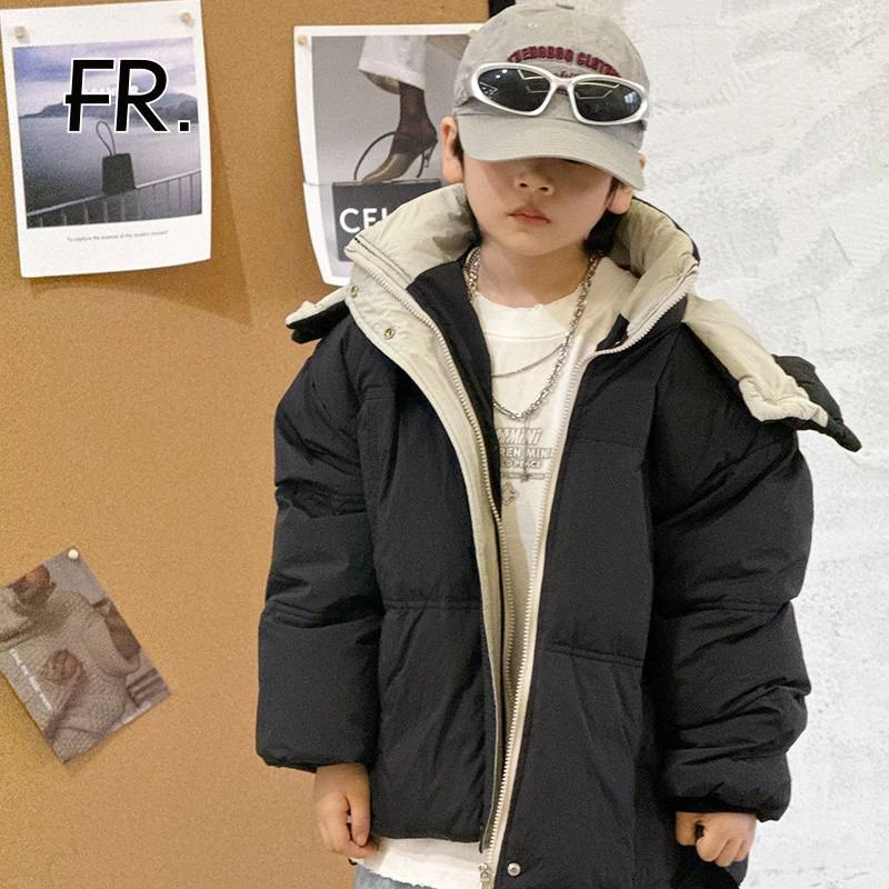 凡人优品童装冬季韩版休闲羽绒服Y212